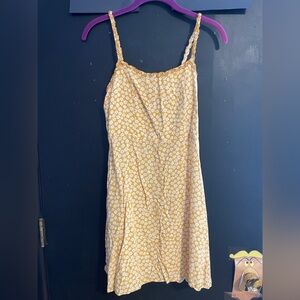 SO Yellow Floral Mini Dress